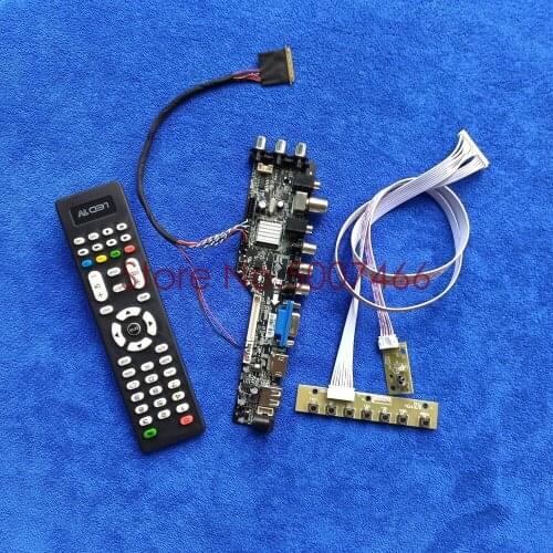 For LTN116AT04-S01/L01 monitor LVDS 40-Pin universal DVB digital 1366*768 VGA USB AV TV 3663 LCD Controller board DIY Kit