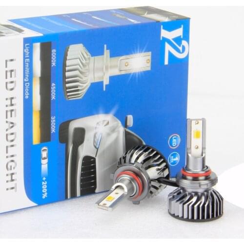 Dual color led headlight H4 H13 9004 9007 H3 H7 H11 fog light 880 881 hb3 hb4 9005 9006 led light