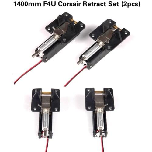 FMS 1400mm 1.4m F4U Corsair V3 Retract Set Metal Trunnions 90 Degree Rotating FMSRE004 RC Airplane Aircraft Model Plane Parts