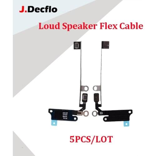 JDecflo 5Pcs/Lot Loud Speaker Flex Cable For iPhone 8 8G Plus X XS Max XR Loudspeaker Ringer Connector Ribbon Replacement Parts