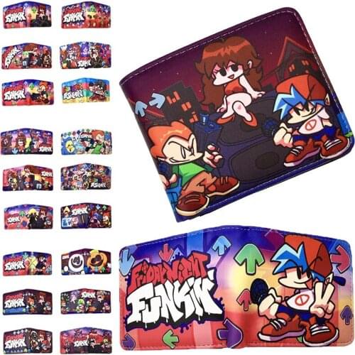 Game Boyfriend Girlfriend Wallet Fashion PU Leather Purse Cosplay Short Wallets Cosplay Gift