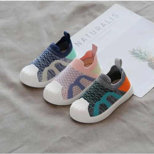 Autumn 3 colors Baby Girls Boys Casual Infant Toddler Kids Children Non-slip Soft Bottom Stitching Color Student Sneakers AS023