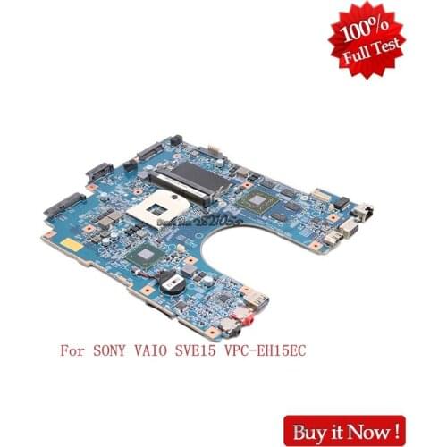 Nokotion 48.4RM01.021 A1902996A Main board for SONY VAIO SVE15 VPC-EH15EC MBX-266 laptop motherboard HD7600M