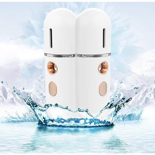 Mini Portable Humidifier Nano Mister Facial Steamer Device Beauty Spray Hydrating Apparatus Cold Spray Apparatus Rechargeable