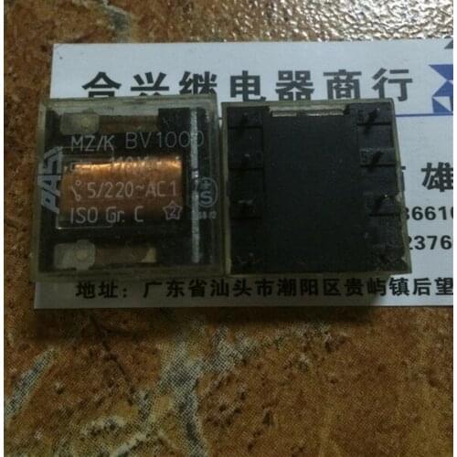 PAS\ MZ/K BV 1000 100V Relay PIN MZ/K 110V
