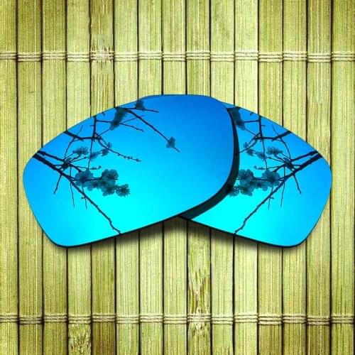 Polarized Replacement Lense For-Oakley Fives Squared Sunglasses Frame True Color Mirrored Coating - Blue Options