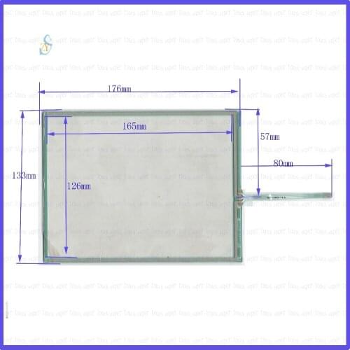 ZhiYuSun 176mm*133mm LQ080 8inch Touch Screen glass resistive USB touch panel overlay kit 176*133 TOUCH SCREEN