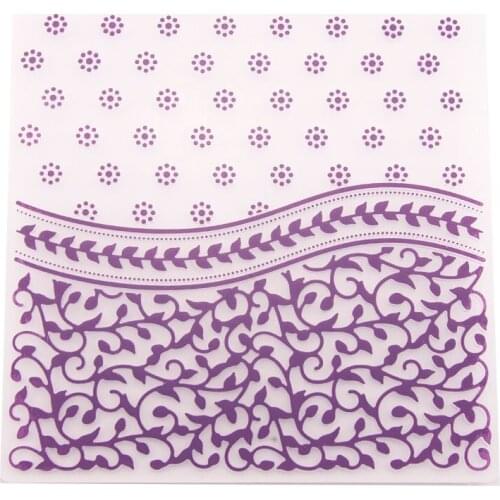 1PC Background Embossing Folder for Card Making Floral DIY Plastic Scrapbooking Photo Album Card Paper DIY Craft Decoration Temp