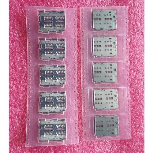 10PCS/lot, Original new SIM card reader for HUAWEI P20 EML-29 socket holder connector slot contact