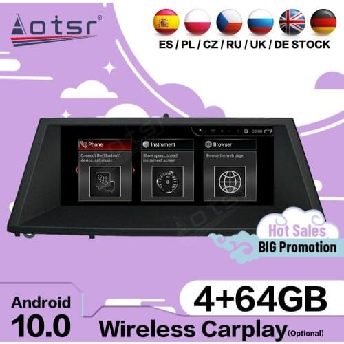 128G Carplay Multimedia Stereo Android DIN Player For BMW X5 X6 2011 2012 Car GPS Navigation Auto Audio Radio Receiver Head Unit