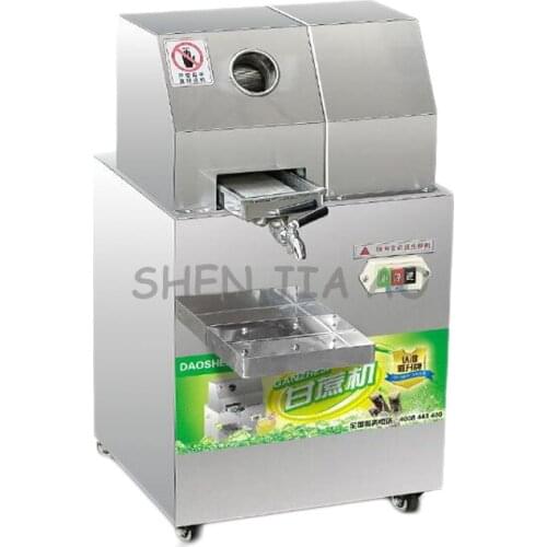 220v 300KG/H Stainless steel commercial sugarcane juice machine Sugar cane juice extractor squeezer Sugarcane Juicer SXC-80