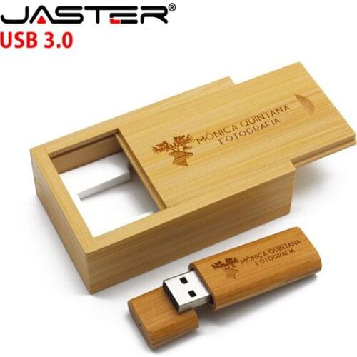 Free Custom LOGO Wooden USB 3.0 Flash Drive 4GB 8GB 16GB 32GB 64GB 128GB Wedding Gifts Pen Drives High Speed Memory Stick U Disk