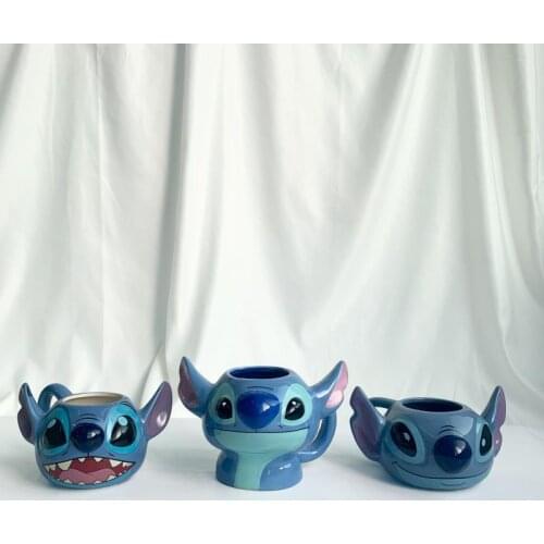 Disney Star Baby Stitch shape high-quality ceramic mug coffee milk cup tea cup drinking cup cartoon gift