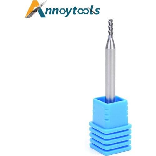 4mm CNC milling cutter aluminum alloy HRC45 tungsten steel planer head three-blade carbide for CNC engraving machine