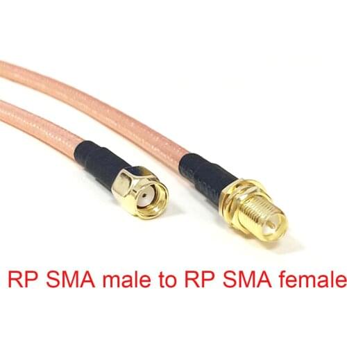 WIFI antenna cable RP SMA male to RP SMA female Reverse adapter RG142 50cm/100cm low loss wholesale price