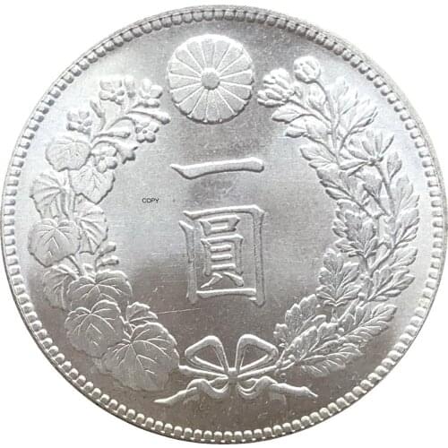 Great Japan Year 41 Of Meiji Coin 1902 1903 1904 1905 1906 1908 1912 One 1 Yen Cupronickel Silver Plated Copy Coins