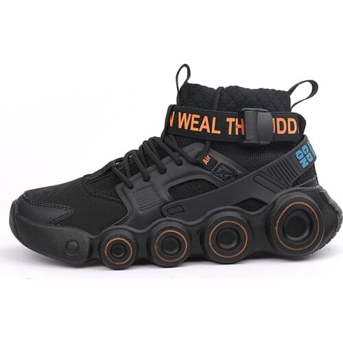 High Top Men Casual Chunky Sneakers Summer Breathable Zaptillas Hombre Running Jogging Sports Shoes Male Rubber Platform Trainer