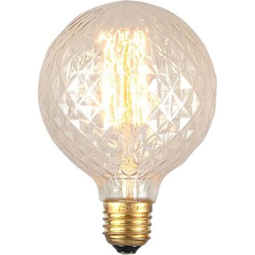 New pineapple G95 edison bulb industrial vintage decoration bulb 40W E27 incandescent retro lamp dimmable filament light
