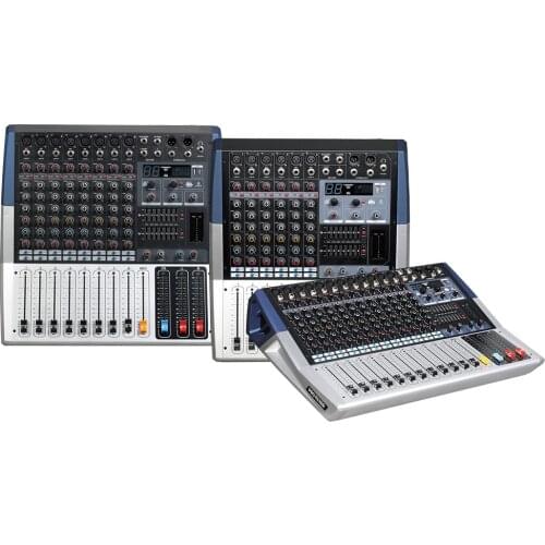 Mixing console recorder 48 V phantom power monitor AUX effect path 6-16 channel audio mixer USB 99 DSP effects KVi