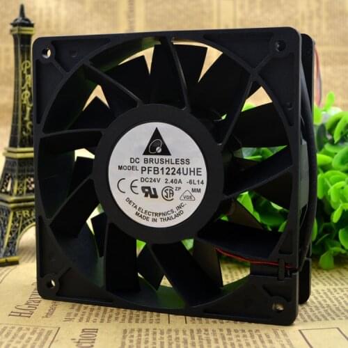 PFB1224UHE new original 12038 2pin 24V 2.40A 12CM wind volume inverter fan