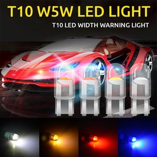 10x Canbus T10 LED W5W LED WY5W 168 501 Interior Light Car LEDLicense Plate Light Wedge Parking Light Side Door Bulb Doom Lamp