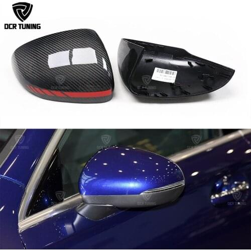 For Mercedes New A Class W177 CLA Class W118 Carbon Fiber Rear View Mirror Cover For Mercedes W177 AMG Carbon Caps 2018 - UP