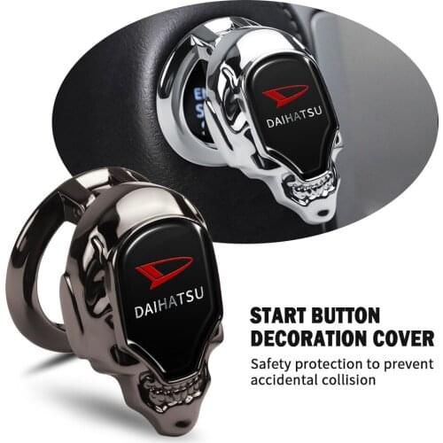 1pc Car Engine Ignition Start Button Protective Cover For daihatsu Dacia Japan Car One-Key Start Button Decoration Auto stickers