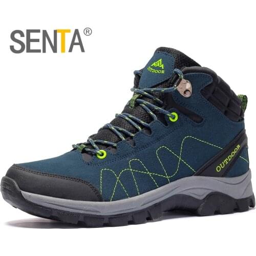 Winter Men Hiking Shoes Outdoor Mens Plush Keep Warm Trekking Mountain Woman Climbing Athletic Sport Sneakers Climbing Boots