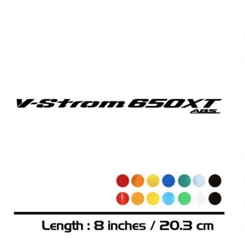 2 X New Sales motorcycle bike Fuel tank Wheels Fairing notebook Luggage helmet MOTO Sticker decals For SUZUKI VSTROM 650XT
