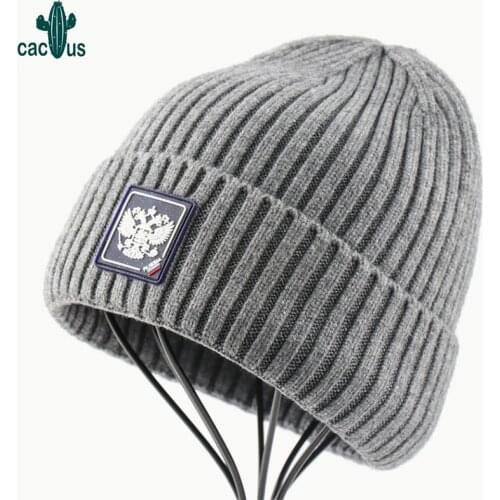 2020 Winter Hat for Men Knitted Beanies Hat Autumn Winter Warm Comfortable Hat