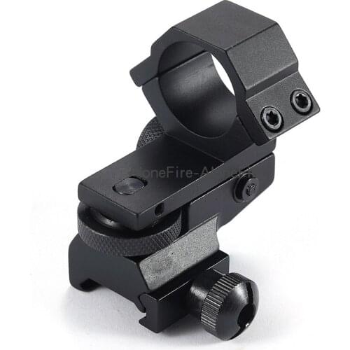 25mm low wide pipe clamping adjustable knuckle aluminum alloy flashlight bracket 21mm clamping fixture K3