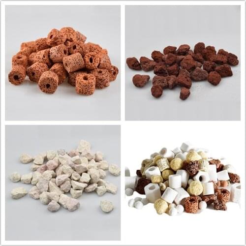 500G Aquarium Fish Tank Filter Media Ceramic Rings Activated Carbon Bio Balls Clear Water