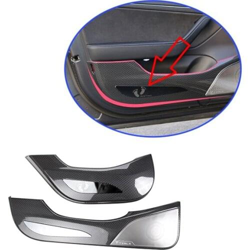 Accessories Parts Interior Anti Kick Decorative Cover For Tesla Model 3 Y