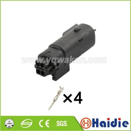 Free shipping 2sets 4pin auto male of 33472-0401 33472-0406 33472-4049 molex waterproof plug wiring cable connector