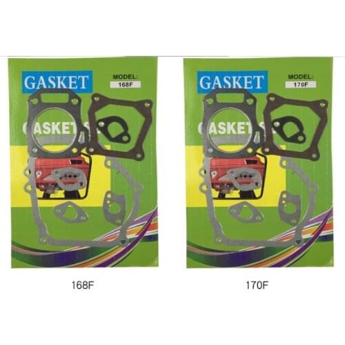 Free Shipping gasoline engine 168F 170F 173F 178F 188F 190F A full set of Gasket suit for kipor kama and chinese brand