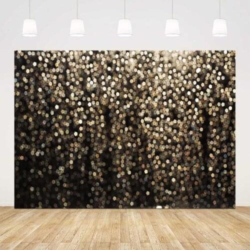 Glitter bokeh backdrop for photography adult birthday party decoration shiny background for photo studio portrait photo shoot