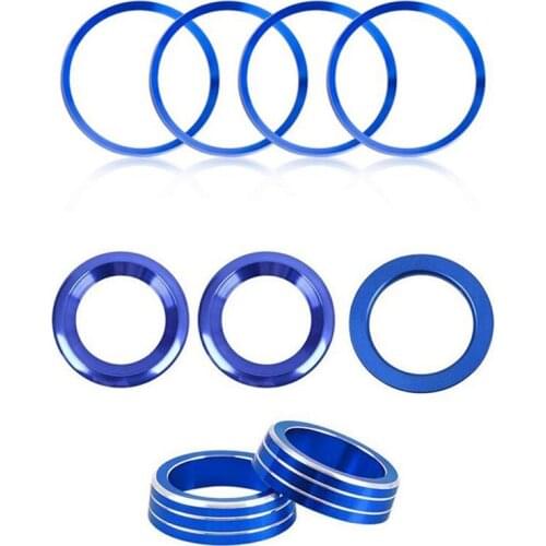 Wheel Center Cap Trim for Honda Civic 2016-2021 AC Knob Cover Door Audio Speaker & Engine Start Switch Button Ring