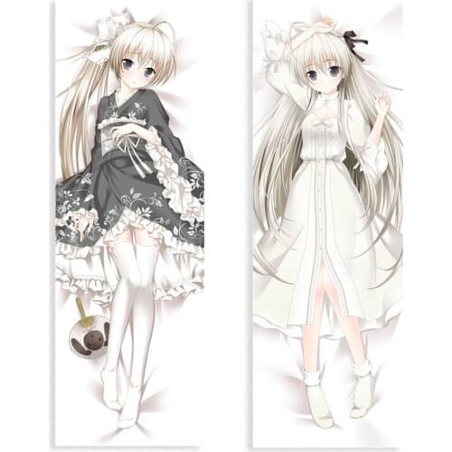 Anime In Solitude Pillow Case Cosplay Kasugano Sora Cushion Cover Hugging Body Peach Skin Pillowcase fashion Printed