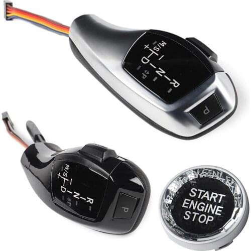 E Chassis Faux Crystal Button LED Shift Knob for BMW 5 Series E60 Pre-facelift Auto Accessories