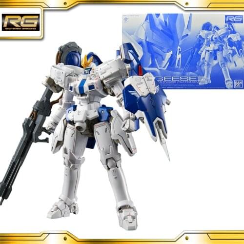 BANDAI GUNDAM RG 1/144 OZ-00MS2B Tallgeese III Gundam Model Kids Assembled Robot Anime Action figure toys