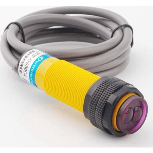7-30CM 6-36V 3 Wire NPN N/O E3F-DS30C4 Infrared Photoelectric Switch Proximity Sensor Adjustable Inductive Diffuse ABS