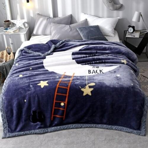 Coral blanket winter flannel blanket office nap Blanket Quilt