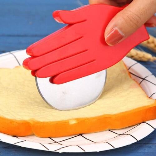 Stainless Steel Round Wheel Pizza Cutter Pizza Knife Cake Kitchen Family Baking Cooking Tools Home Kitchen Accessories