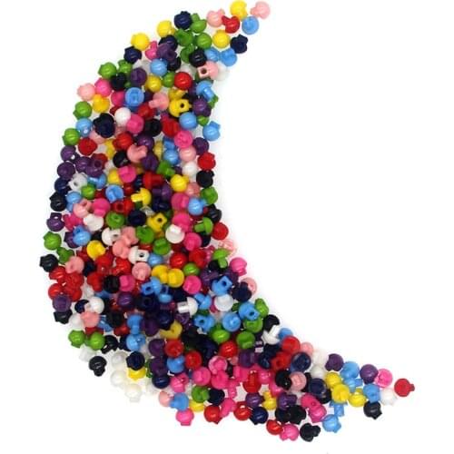 100PCs Resin Mini Buttons 2 holes Mushroom Shape Minxed Button Latest Design Scrapbooking Sewing Accessories Craft JS8007 6mm