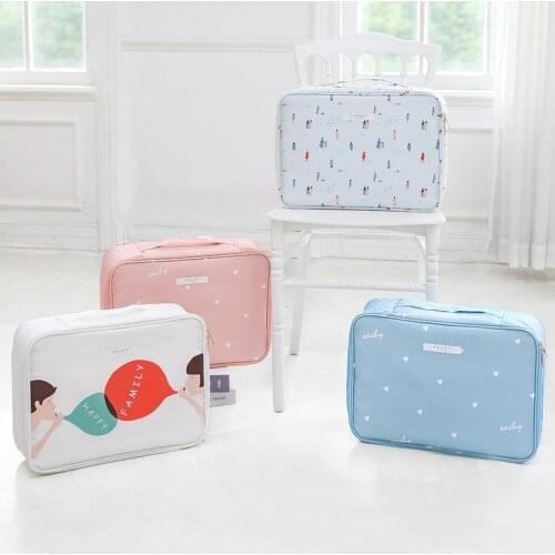 Multilayer Document Ticket Storage Box Organizer Large Capacity Briefcase Password Files Bag Portable Travel Home Document Case