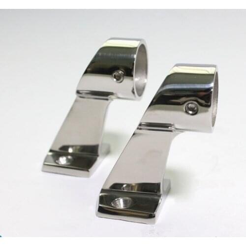 Marine Boat Yacht 316 SS Hand Rail 60 Degree Forward Stanchion For Pipe 7/8 Inch 22mm