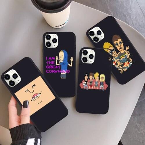 Cartoon Beavis And Butthead Phone Case for iPhone 12 11 mini pro XS MAX 8 7 6 6S Plus X 5S SE 2020 XR