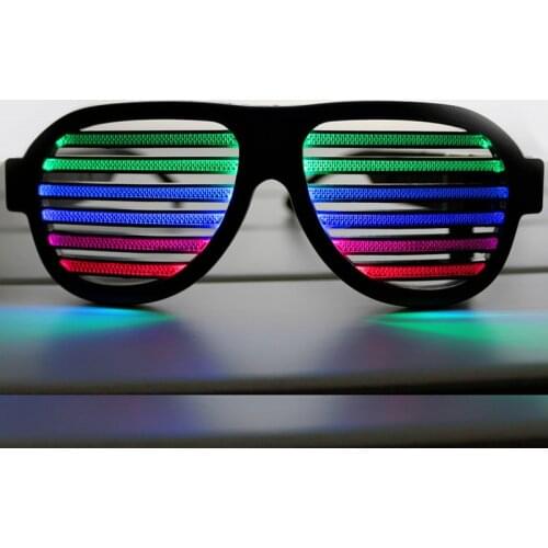 New! USB Sound Reactive Rechargeable LED Glasses for Party,Night Club,Barware,Concert,Sound control novelty,Holiday decoration