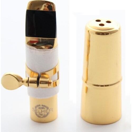New MFC Professional Tenor Soprano Alto Saxophone Metal Mouthpiece S80 Gold Plating Sax Mouth Pieces Accessories Size 5 6 7 8 9