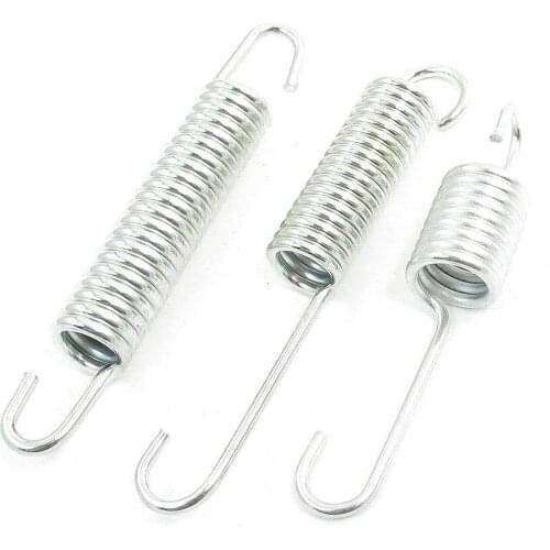 3 in 1 Ring Metal Motorcycle Kickstand Spring Silver Tone Stand Spring For Motorcycle